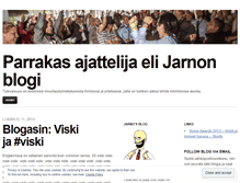 Tablet Screenshot of jarnoalastalo.wordpress.com