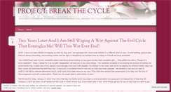 Desktop Screenshot of projectbreakthecycle.wordpress.com