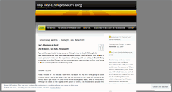 Desktop Screenshot of hiphopentrepreneur.wordpress.com