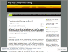 Tablet Screenshot of hiphopentrepreneur.wordpress.com