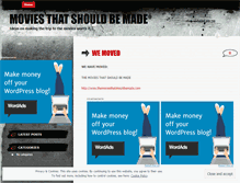 Tablet Screenshot of moviesthatshouldbemade.wordpress.com