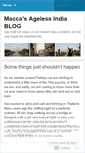 Mobile Screenshot of maccasagelessindia.wordpress.com