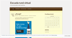 Desktop Screenshot of escuelaruralvirtual.wordpress.com