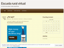 Tablet Screenshot of escuelaruralvirtual.wordpress.com
