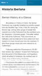 Mobile Screenshot of historiaiberiana.wordpress.com