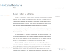 Tablet Screenshot of historiaiberiana.wordpress.com