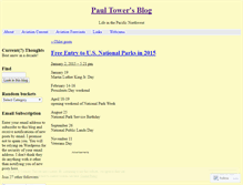 Tablet Screenshot of paultower.wordpress.com