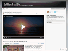 Tablet Screenshot of cellphonetravelblog.wordpress.com