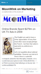Mobile Screenshot of moonwink.wordpress.com