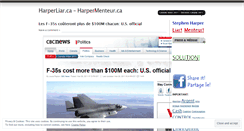 Desktop Screenshot of harpermenteur.wordpress.com