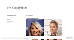 Desktop Screenshot of imbloodyibiza.wordpress.com