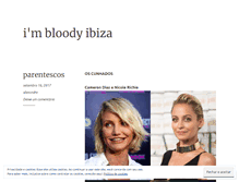 Tablet Screenshot of imbloodyibiza.wordpress.com