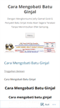Mobile Screenshot of caramengobatibatuginjal22.wordpress.com