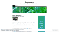 Desktop Screenshot of positiveside.wordpress.com