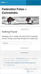 Mobile Screenshot of federationfotos.wordpress.com