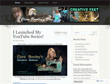 Tablet Screenshot of clarerowley.wordpress.com