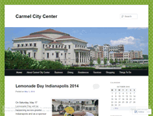 Tablet Screenshot of carmelcitycenter.wordpress.com