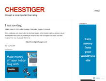 Tablet Screenshot of chesstiger.wordpress.com