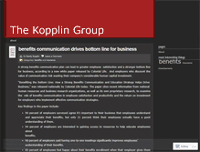 Tablet Screenshot of kopplingroup.wordpress.com