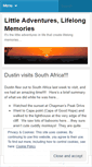 Mobile Screenshot of littleadventureslifelongmemories.wordpress.com