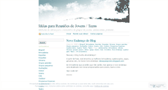 Desktop Screenshot of ideiasparajovens.wordpress.com