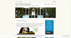 Desktop Screenshot of onlineprcourse.wordpress.com
