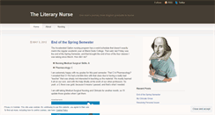 Desktop Screenshot of litnurse.wordpress.com