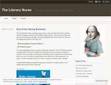 Tablet Screenshot of litnurse.wordpress.com