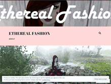 Tablet Screenshot of etherealfashion.wordpress.com