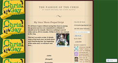 Desktop Screenshot of chrisgay.wordpress.com