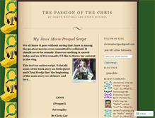 Tablet Screenshot of chrisgay.wordpress.com