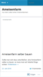 Mobile Screenshot of ameisenfarm.wordpress.com
