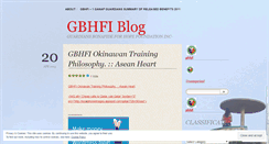 Desktop Screenshot of gbhfi.wordpress.com