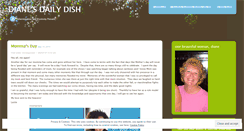 Desktop Screenshot of dianesdailydish.wordpress.com