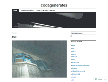Tablet Screenshot of codagenerates.wordpress.com