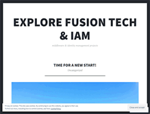 Tablet Screenshot of fusiontech.wordpress.com
