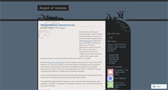 Desktop Screenshot of angelofgames.wordpress.com