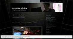 Desktop Screenshot of imposibleiconico.wordpress.com