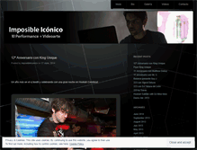 Tablet Screenshot of imposibleiconico.wordpress.com