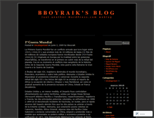 Tablet Screenshot of bboyraik.wordpress.com