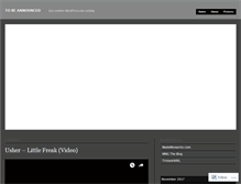 Tablet Screenshot of 2bannounced.wordpress.com