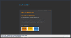 Desktop Screenshot of freefacebookcoins.wordpress.com