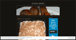 Desktop Screenshot of mycookingchallenge.wordpress.com