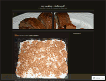 Tablet Screenshot of mycookingchallenge.wordpress.com