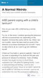 Mobile Screenshot of normalweirdo.wordpress.com