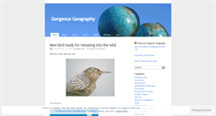 Desktop Screenshot of gorgeousgeography.wordpress.com
