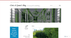 Desktop Screenshot of chrisandjamieduclos.wordpress.com