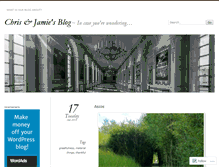 Tablet Screenshot of chrisandjamieduclos.wordpress.com