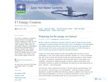 Tablet Screenshot of f3energycreation.wordpress.com