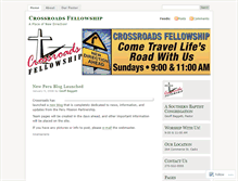 Tablet Screenshot of crossroadsfellowship.wordpress.com